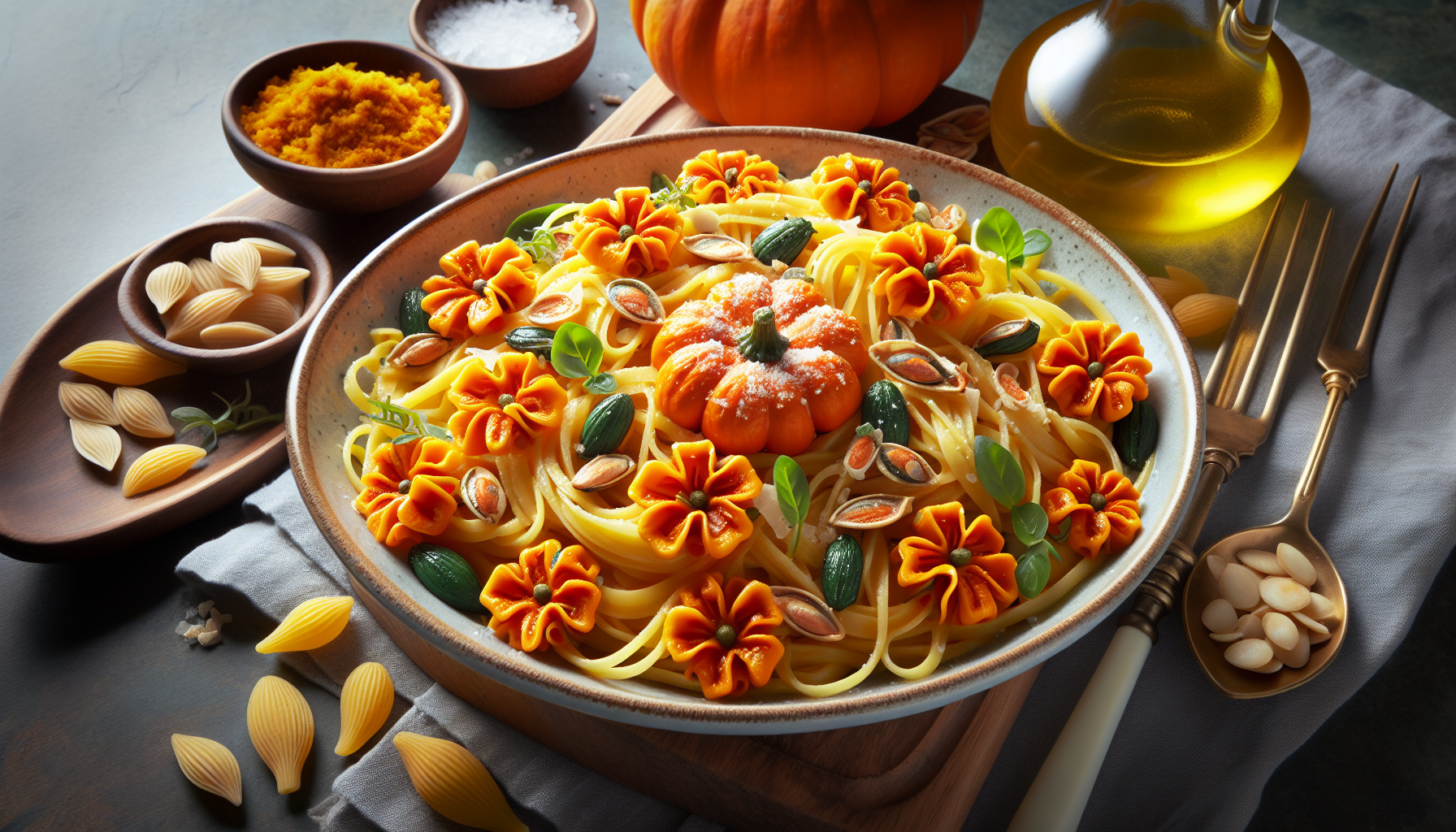 pasta fiori di zucca